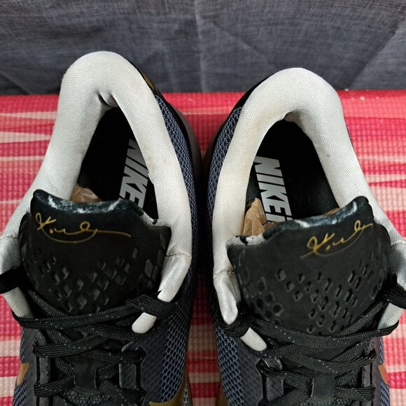 %Nike Kobe 10 Low Nike iD (777411 992) Shoes Size 13 Black Gold Number 45 ( A4 ) main image 15